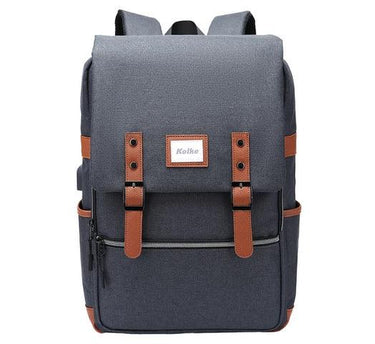 Mochila KOLKE con Tapa y Precintos para Notebook de hasta 15.6